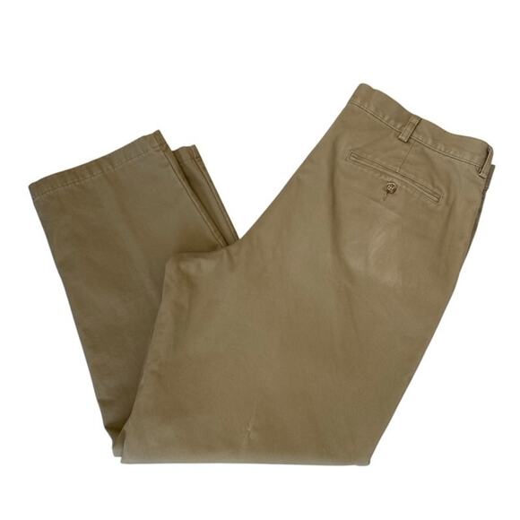 L.L. Bean Khaki Natural Fit Lined Pants - Size 38x30 - Picture 1 of 6